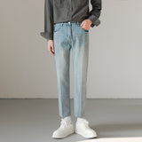 Versatile Casual Cropped Jeans for Men