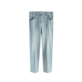 Versatile Casual Cropped Jeans for Men