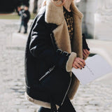 Jacket Women Coat Winter 2020 Hot Cotton Lambswool Outerwear Fashion