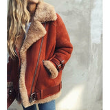 Jacket Women Coat Winter 2020 Hot Cotton Lambswool Outerwear Fashion