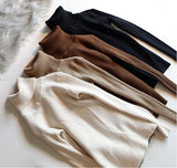 chic Autumn winter thick Sweater Pullovers Women Long Sleeve casual