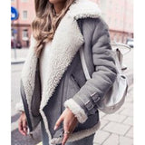 Jacket Women Coat Winter 2020 Hot Cotton Lambswool Outerwear Fashion