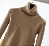 chic Autumn winter thick Sweater Pullovers Women Long Sleeve casual