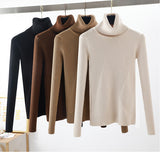 chic Autumn winter thick Sweater Pullovers Women Long Sleeve casual