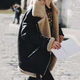 Jacket Women Coat Winter 2020 Hot Cotton Lambswool Outerwear Fashion