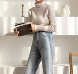 chic Autumn winter thick Sweater Pullovers Women Long Sleeve casual