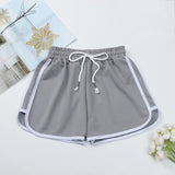 Fashion Summer Casual Shorts Woman Stretch Elastic Waist Booty Shorts Female Black White Loose Beach Sexy Shorts S-XXL