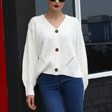Casual Women Knitted Cardigans Sweater Fashion Oversize Top 2020